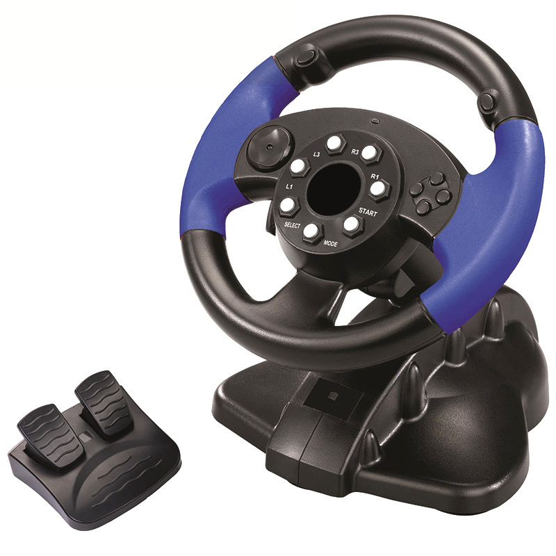 Sports Volant Par Car Racing Gaming Steering Staring Wheel Controller and Pedals for PC PS2 PS3 Usb Kids Video Game Accessories