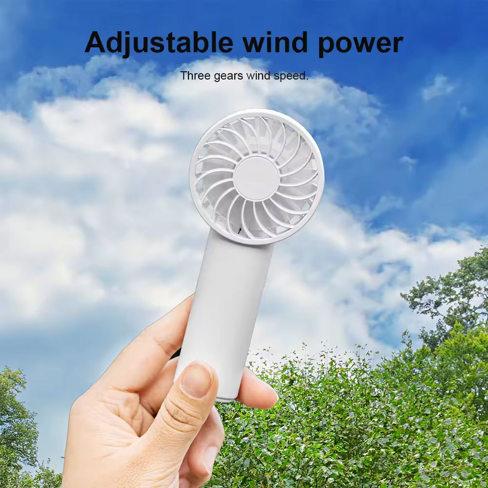 Custom Handheld Portable Mini Rechargeable Hand Held 5V Usb Small Ventilador Outdoor Ventilateur Chargeable Lithium Battery Fan