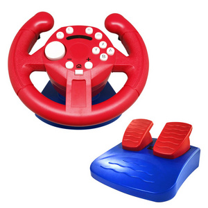 PS3 Driving Force Staring Stand Volantes Para Game Volante Racing Car Gaming Steering Wheel for Switch Lite PC Games with Pedals