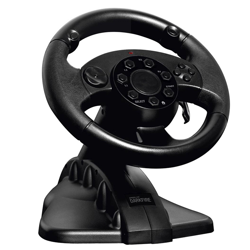 Sports Volant Par Car Racing Gaming Steering Staring Wheel Controller and Pedals for PC PS2 PS3 Usb Kids Video Game Accessories