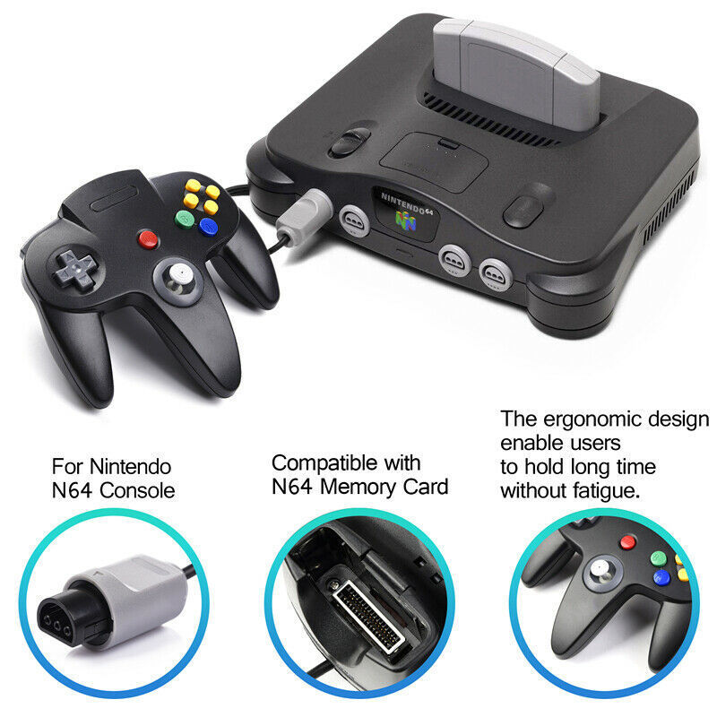 4 Colours Mini N64 PC Manette Usb Game Controller Mando Replacement Original Control De Joystick for N64