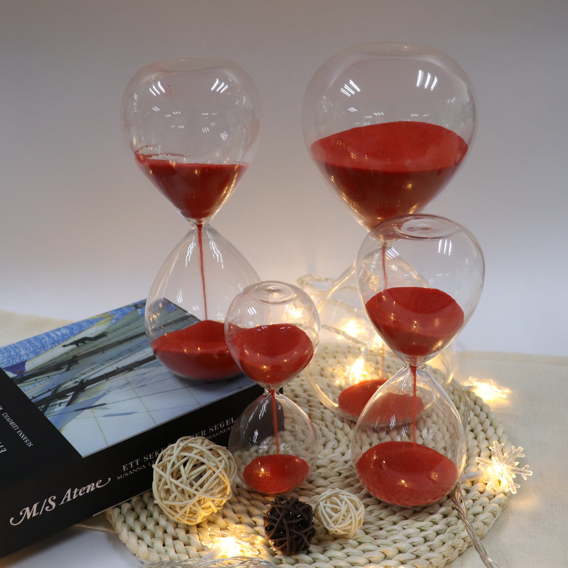 Factory Hot Sale Customized Cover Hourglass Sand Timer Egg Timer Clock 1 Minute To 24 Hours Sand Clock