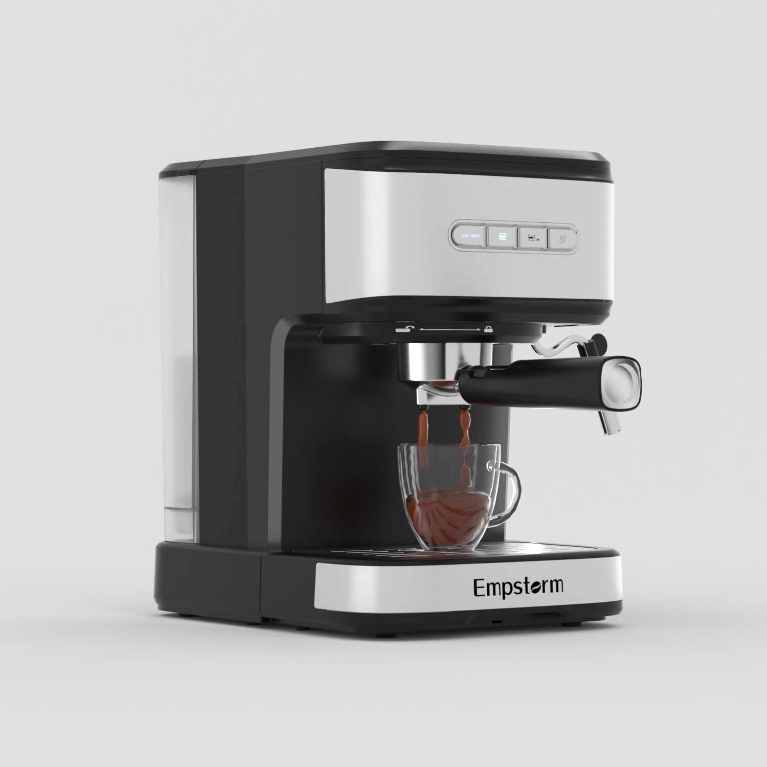 Empstorm portable 2-Cup Double  bean to cup coffee maker  espresso coffee makers for kitchen