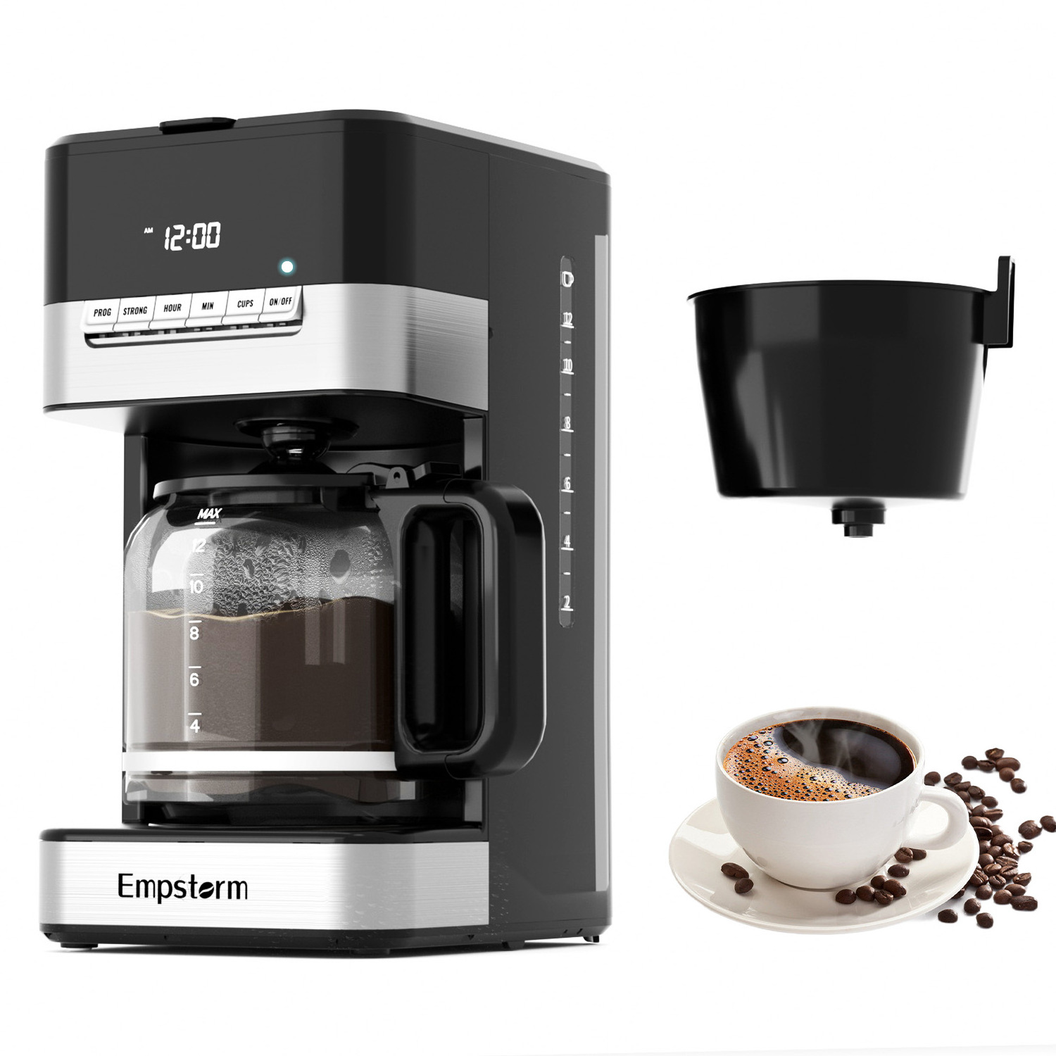 Empstorm 2024 convenient portable manual appliances drip regular Americano coffee makers machine for business available now