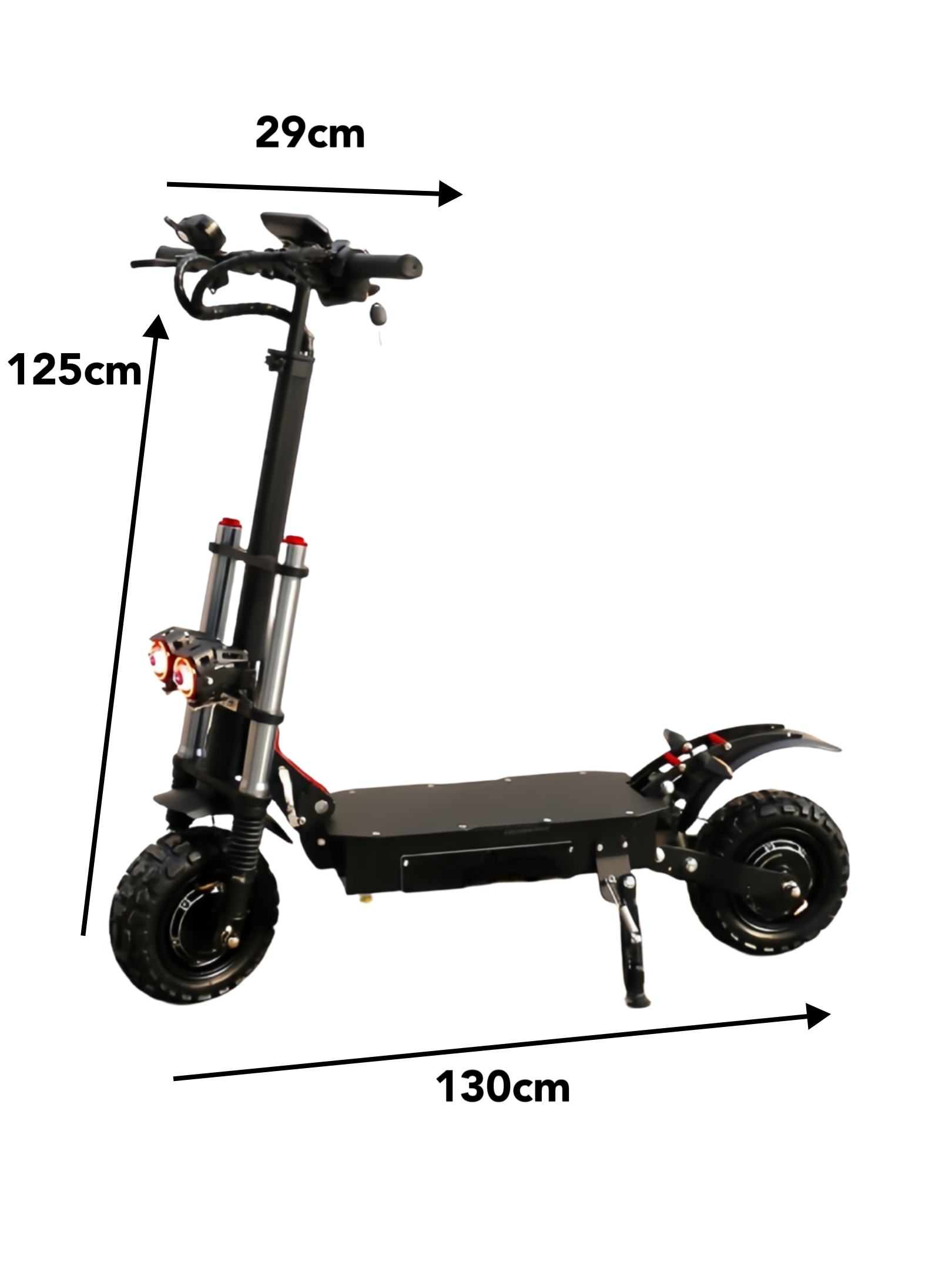 2023 New Fast 11Inch Off Road 4000W 52V 25Ah 40Ah 60Ah 2Wheel Wide Tire Folding Electric Adult Scooter