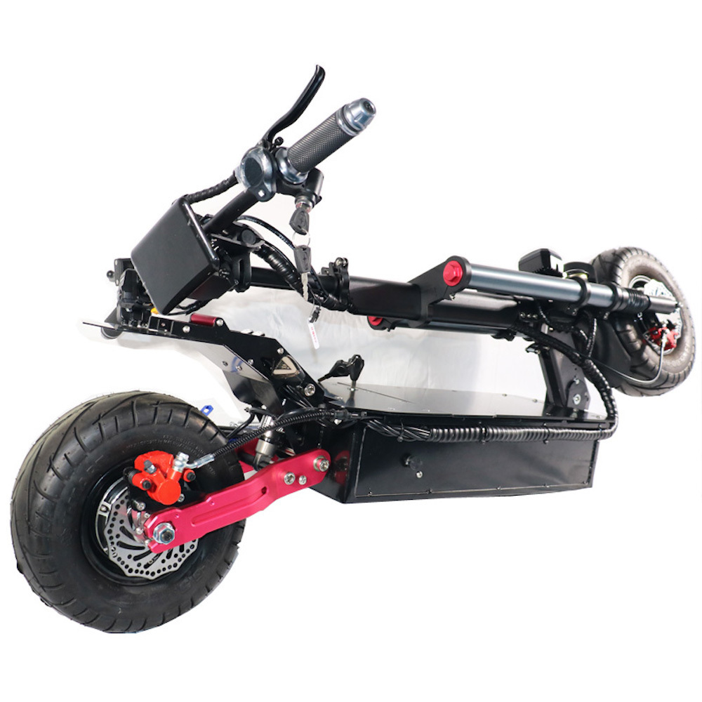 2023 New Fast 11Inch Off Road 4000W 52V 25Ah 40Ah 60Ah 2Wheel Wide Tire Folding Electric Adult Scooter