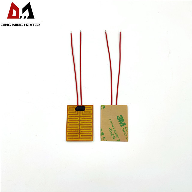 6v/12v Flexible Polyimide Film Pcb Kapton Heater With Adhesive