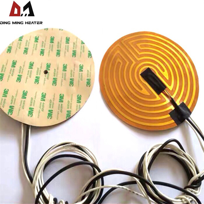 6v/12v Flexible Polyimide Film Pcb Kapton Heater With Adhesive