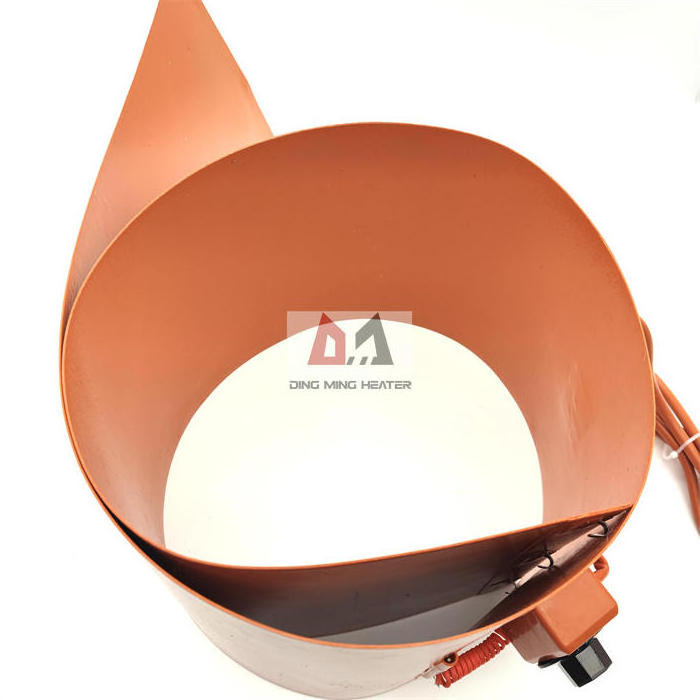 125x1740mm 2000w Flexible Silicone Rubber Band Heater For 200l Oil Drum Heater