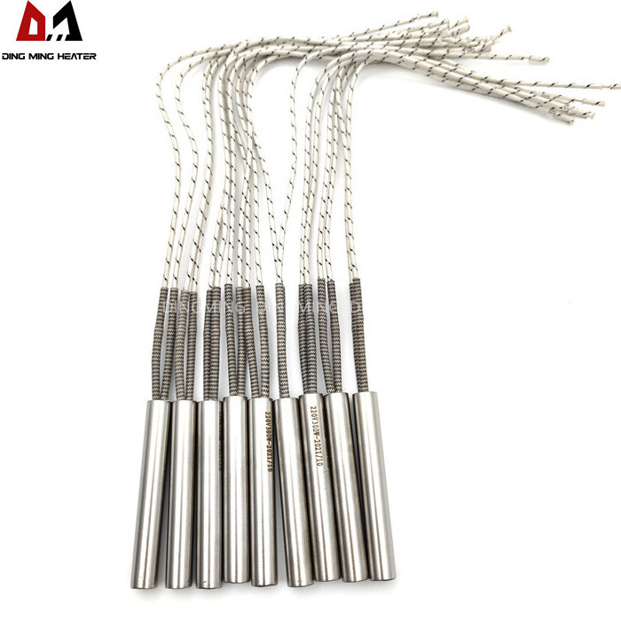 12v 220v 300w High density single-point electric heating rod element cartridge heater for packing machine injection mold