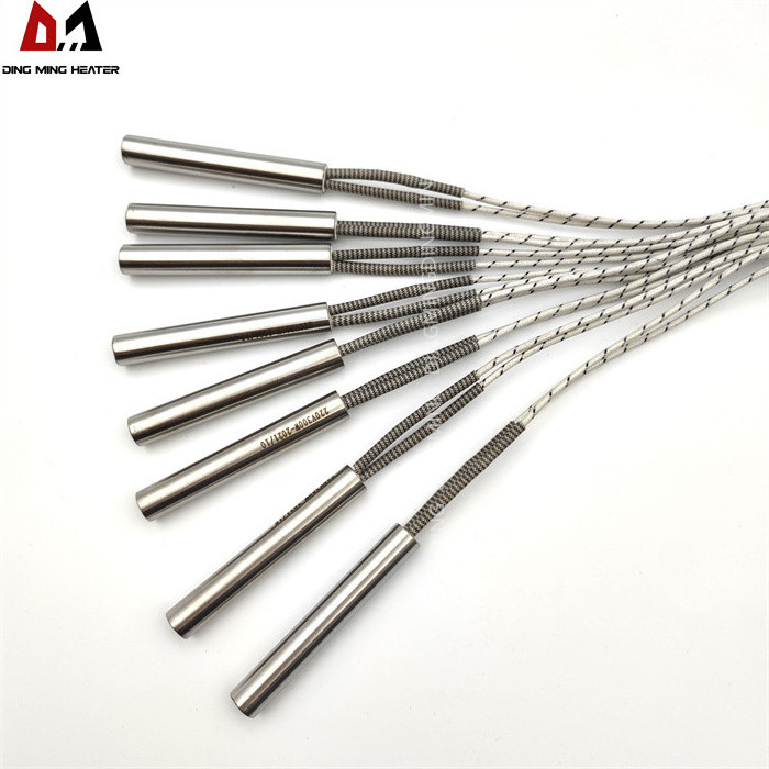 12v 220v 300w High density single-point electric heating rod element cartridge heater for packing machine injection mold