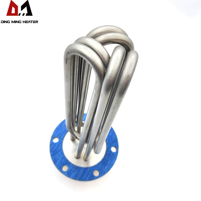 6kw 9kw 12kw 18kw 24kw Stainless Steel Industrial Flange Electric Oil Heating Element Boiler Water Immersion Heater