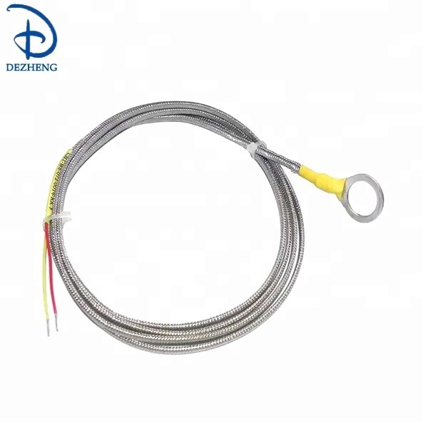 K type ring thermocouple sensor with ss metal wire