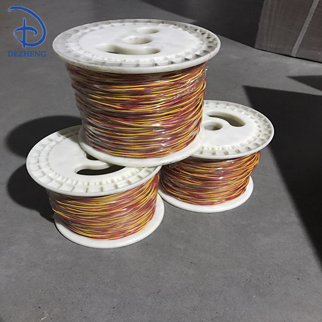 Thermocouple wire 2x0.65mm Red-yellow Type K with 100m per roll