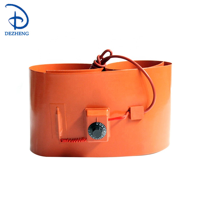 220v 800w 200x860mm insulated silicone rubber band drum heater for 20L/5 Gallon oil Biodiesel Plastic Metal Barrel