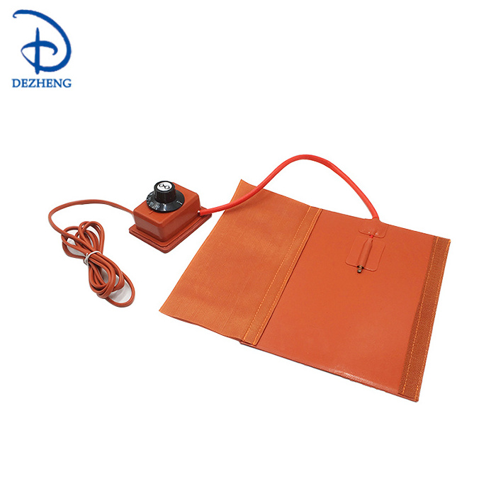 300X300mm flexible silicone rubber heating pad 3d printer heat bed with temperature controller