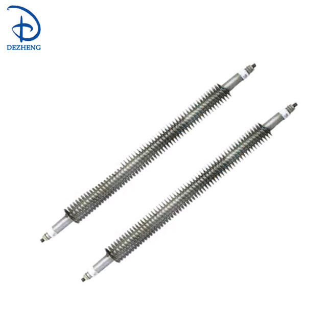 L shape Tubular Finned Air Heating Element Tube for Duct Heater