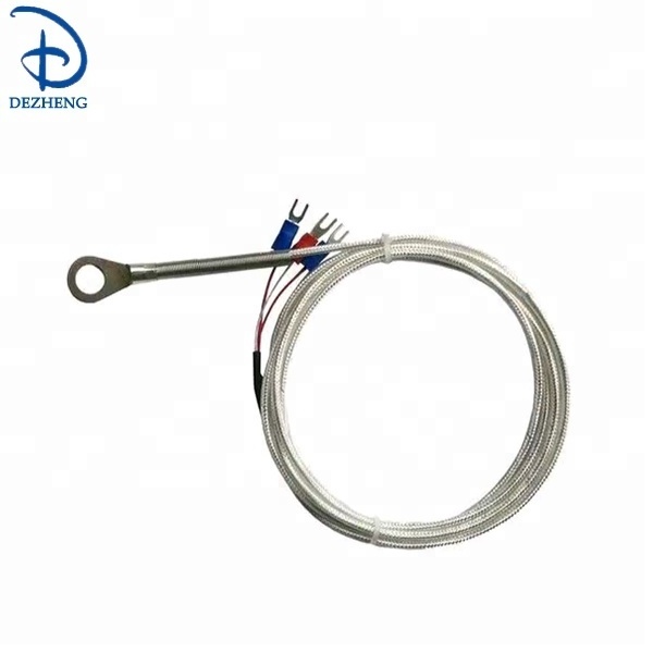 K type ring thermocouple sensor with ss metal wire