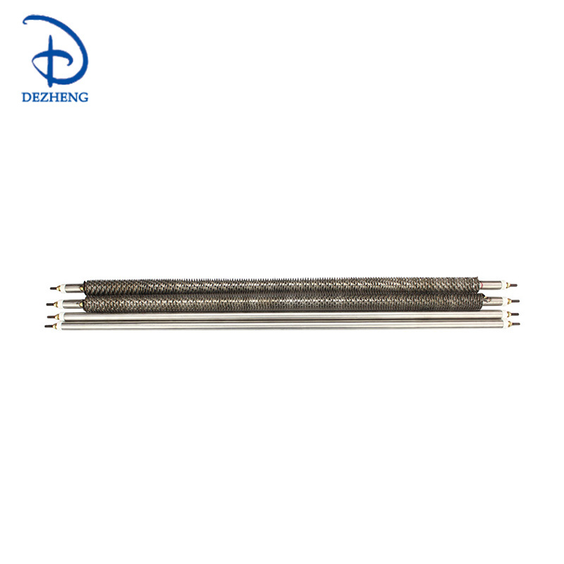 L shape Tubular Finned Air Heating Element Tube for Duct Heater