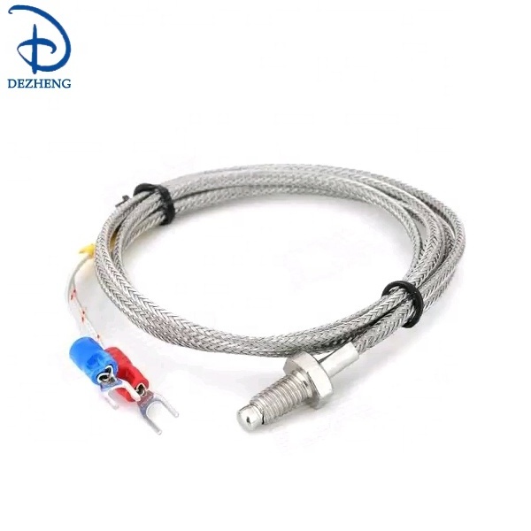 High quality M6 screw type K J thermocouple