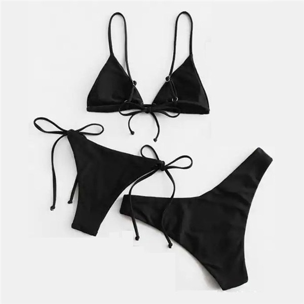 Hot Women 3 Piece Bikini Plus Size G String Thong Bikini Extreme Sexy Beach Girls Micro Mini Bikinis Tie Side Sexy Swimwear