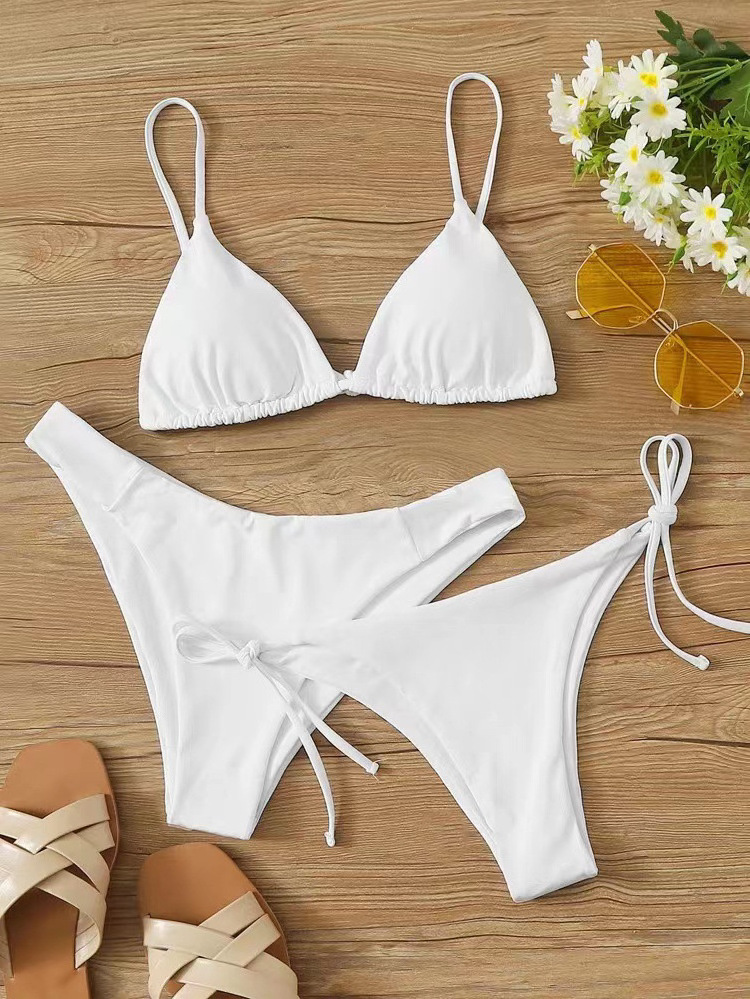 Hot Women 3 Piece Bikini Plus Size G String Thong Bikini Extreme Sexy Beach Girls Micro Mini Bikinis Tie Side Sexy Swimwear