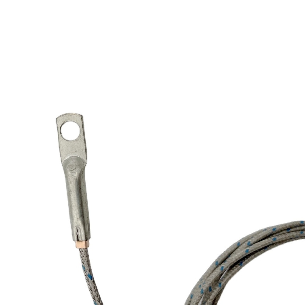 high accuracy patch thermocouple J type 6mm with 2m metal-shield cable