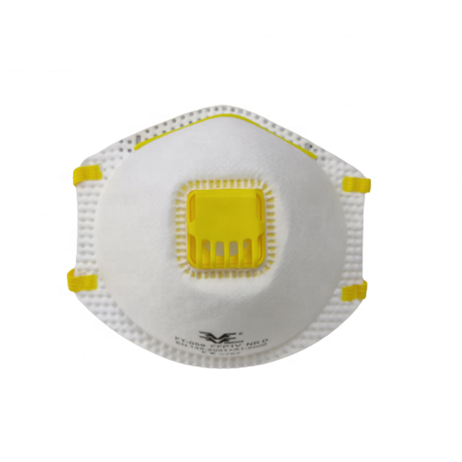 Disposable Industry safety Dust Mask FFP1 Particulate Respirator with Exhalation Valve CE 2797