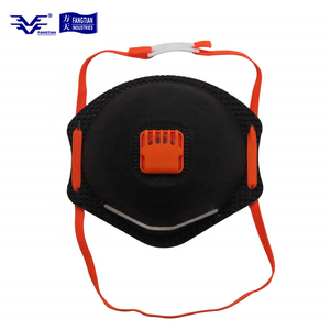 High Quality Disposable Black Dust Mask Professional Protective Nose Respirator FFP3 Dust Mask With Valve