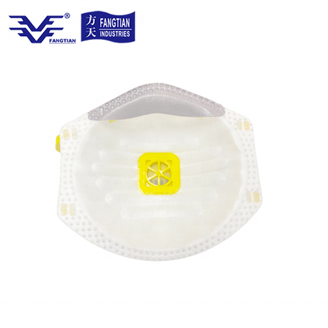 Disposable Industry safety Dust Mask FFP1 Particulate Respirator with Exhalation Valve CE 2797