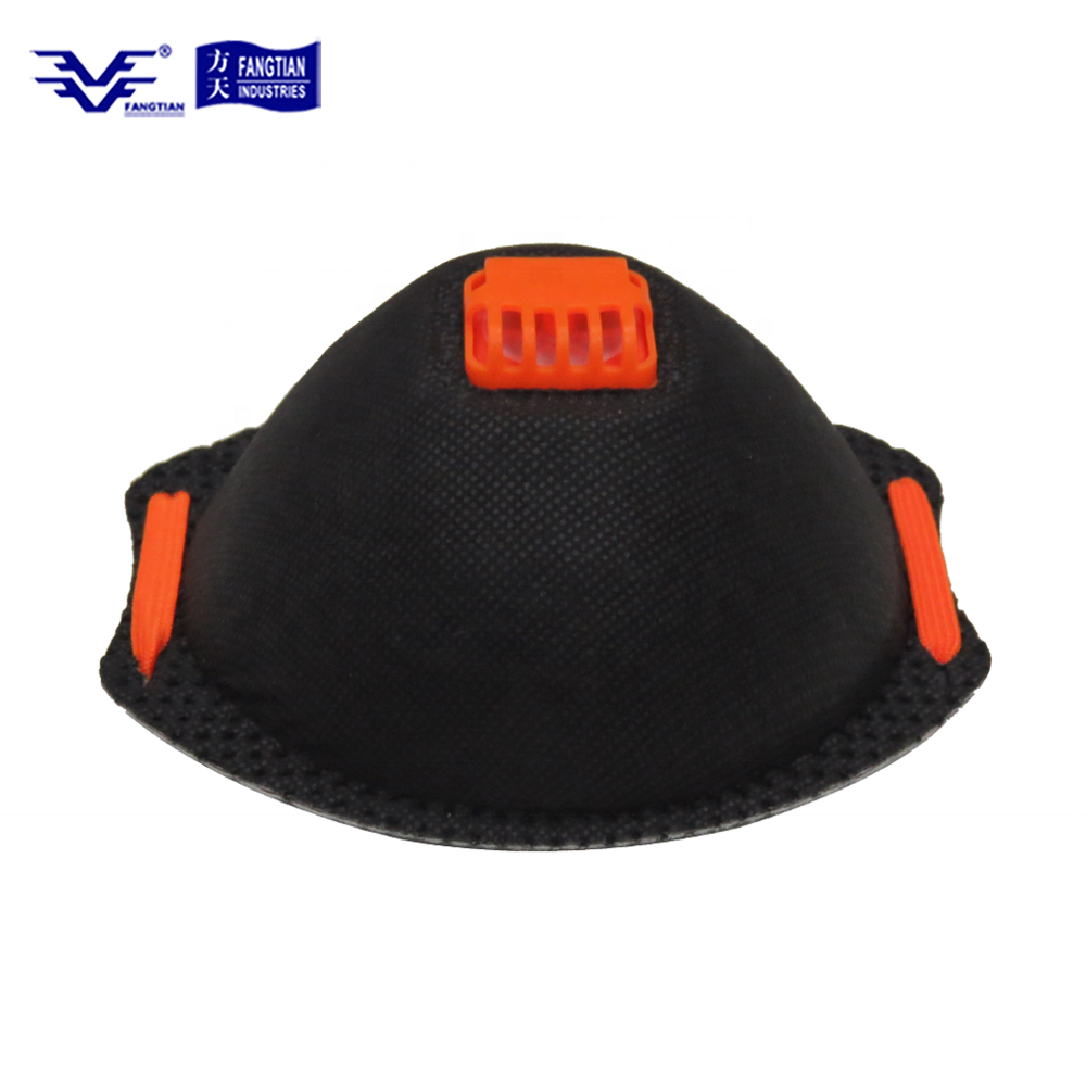 High Quality Disposable Black Dust Mask Professional Protective Nose Respirator FFP3 Dust Mask With Valve