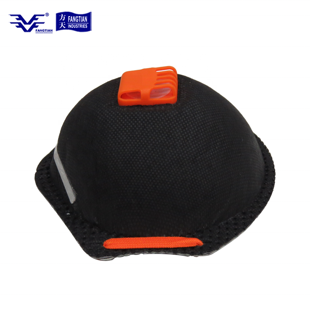 High Quality Disposable Black Dust Mask Professional Protective Nose Respirator FFP3 Dust Mask With Valve