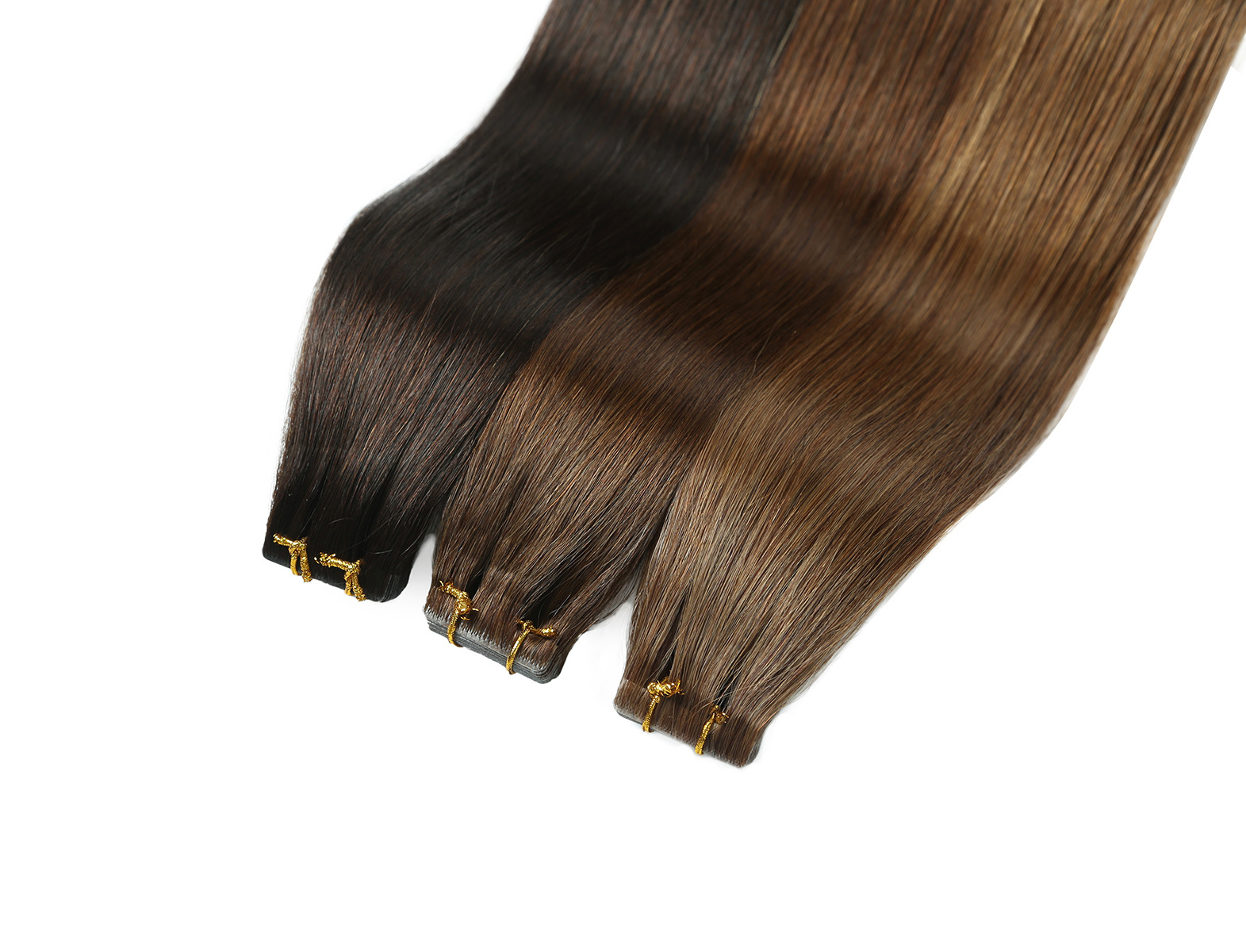 Top Seamless Hand Tied Pu Skin Weft Injected Tape In Invisible Tape Hair Extensions Invisible Tape in Hair Extensions Human