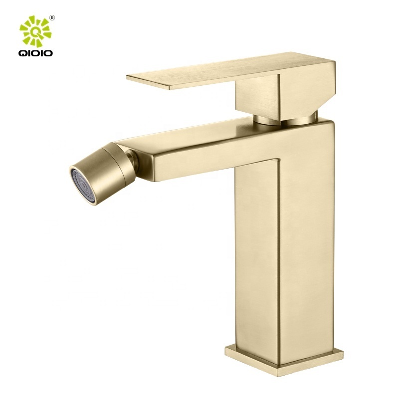 kaiping   bathroom faucet brushed 304 stainless steel tapware basin mixer square bidet  basin faucet  taps