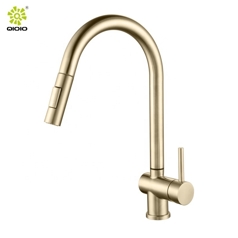 kaiping YC supplier smart tapware new design 304 SS touch sensor  multi -point pull out kitchen faucet  sink mixer water taps