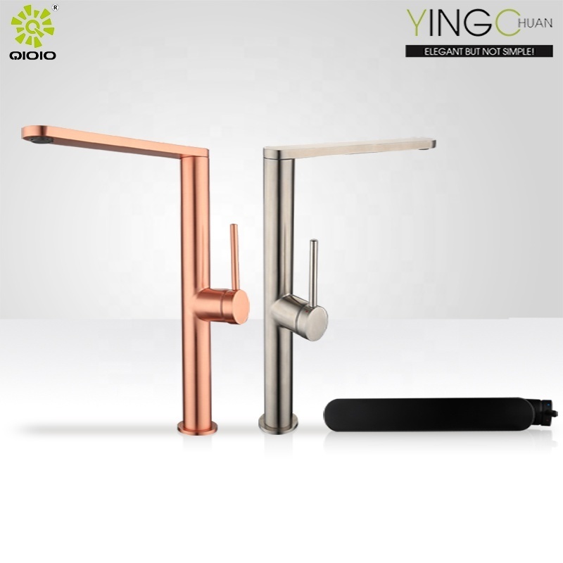 Ultra thin new cUPC stainless steel brushed gray rose gold colors Guangdong Kaiping manufacture kitchen Basin bathroom faucets