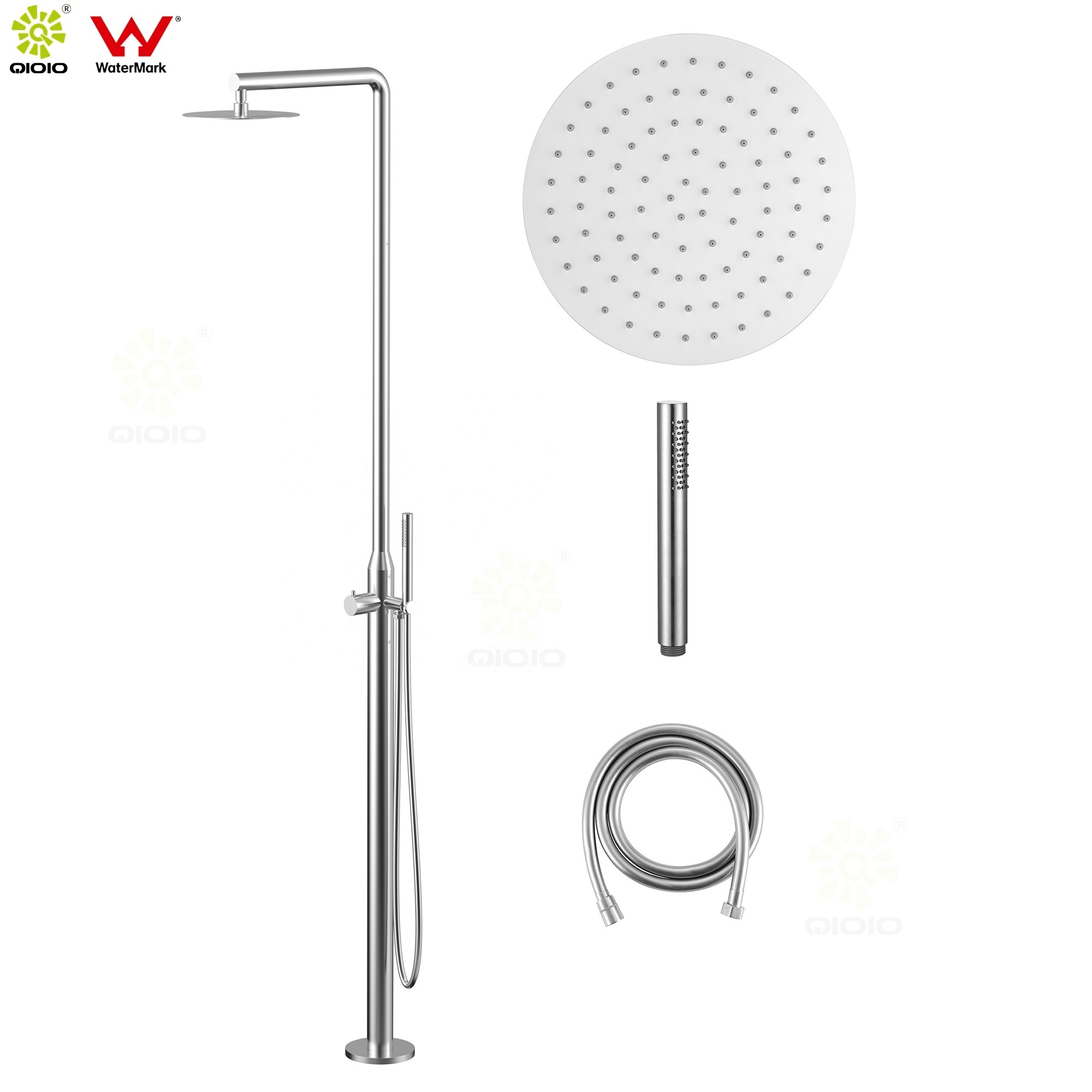 WATERMART Stainless steel 316 outdoor shower outdoor pool Column shower with High Quality