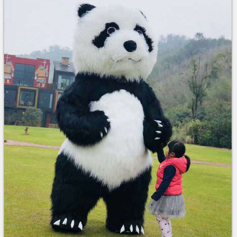 Inflatable panda mascot costume adult panda costume innovative products