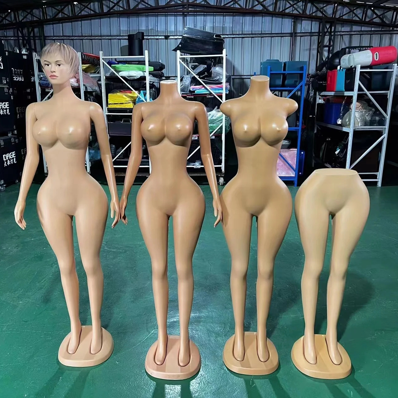 Full size big bust ass manikin Female Mannequin Plus Size Big Boobs full body mannequins