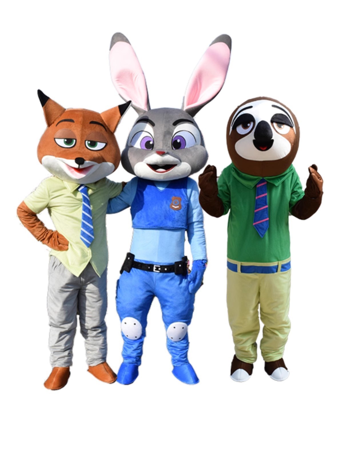 Zootopia Cartoon Mascot Costumes Halloween Zootopia Plush Customized Animal Costume Holiday Cosplay For Adult