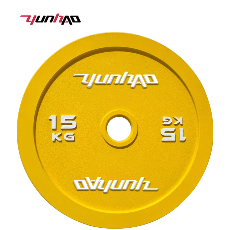 Hot Sale Custom Logo Free Weight Powerlifting 0.25-50 KG Cast Iron Calibrated Steel Weights Plates Set