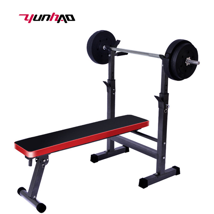 Wholesale Multifunctional Home Gym Training Equipment Weightlifting Adjustable Squat Dumbbell Bench Rack With Bench Press