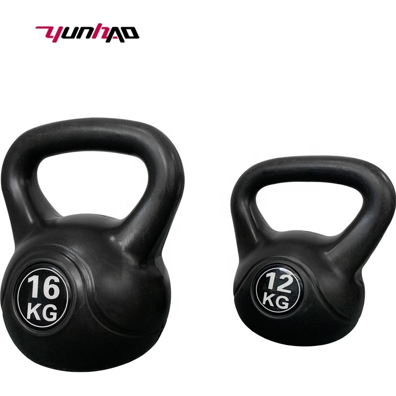 Yuncheng Manufacturer Professional Equipment 25 lb Cement Dumbbell Kettlebell Set For Fitness