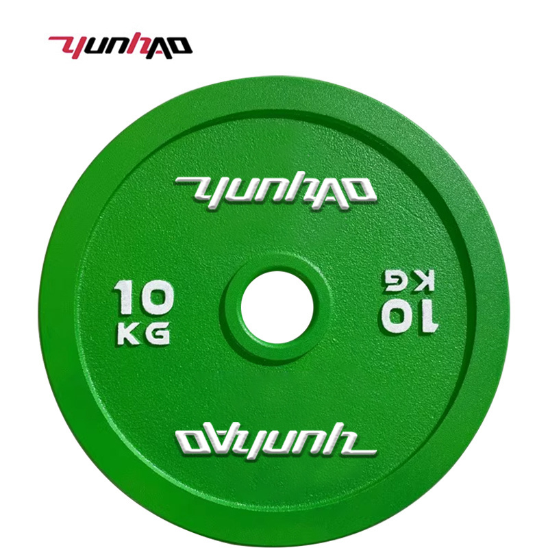 Hot Sale Custom Logo Free Weight Powerlifting 0.25-50 KG Cast Iron Calibrated Steel Weights Plates Set