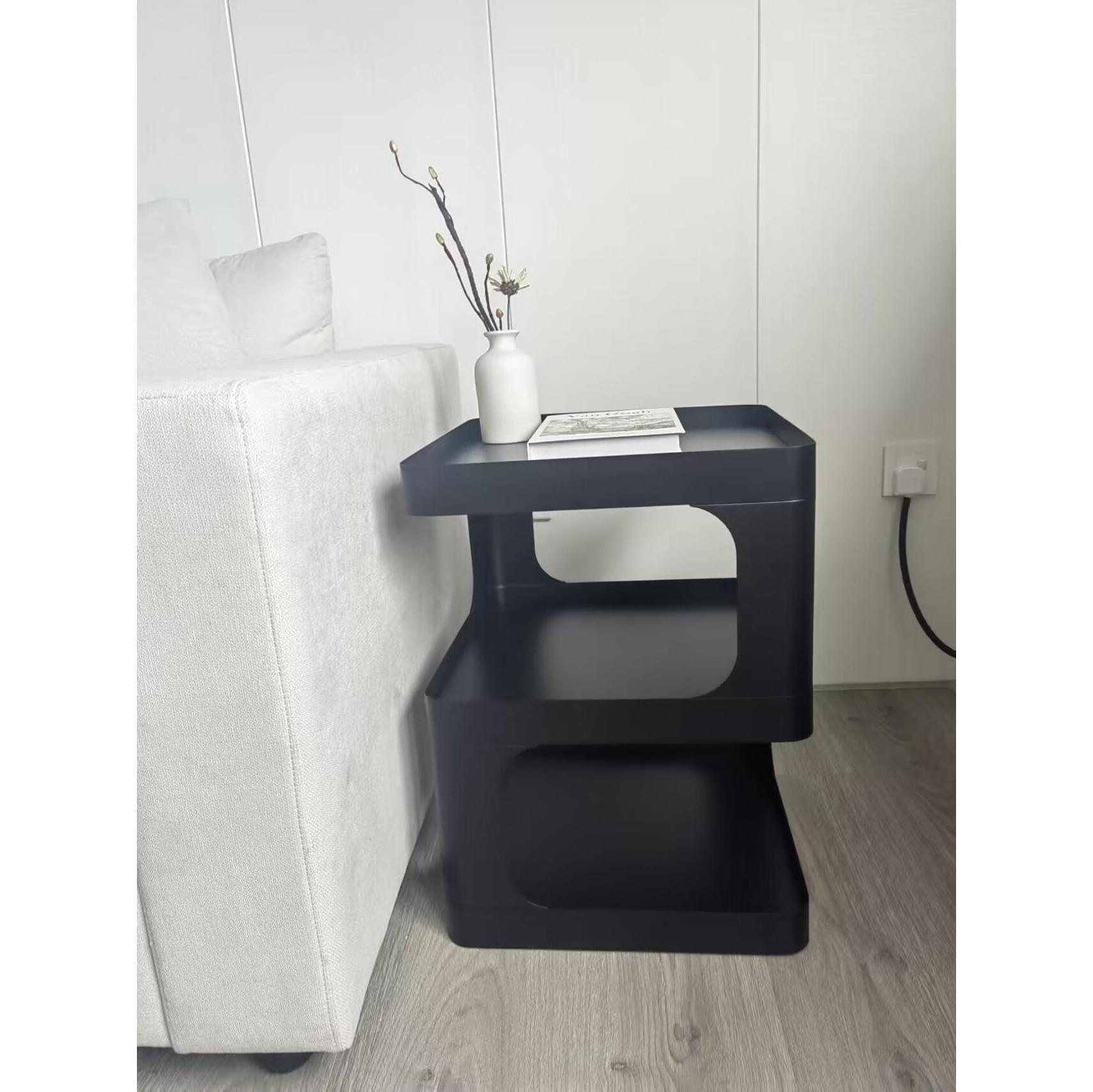 S Shape Coffee Side Table Furniture Reasonable Price New Arrival Modern Metal Hotel Bedside Table