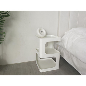 S Shape Coffee Side Table Furniture Reasonable Price New Arrival Modern Metal Hotel Bedside Table