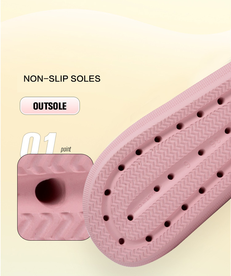 Pillow Slides Summer Fashion Thick Bottom Step On Shit Feeling Eva Sandals And Slippers Women Outdoor Indoor Sandals With Buckle