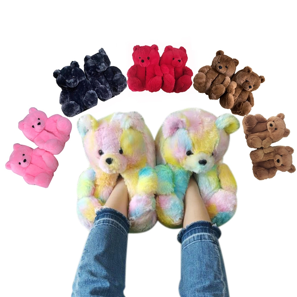 teddy bear slippers fashion tending winter keep warm slippers teddy bear slippers for women girls