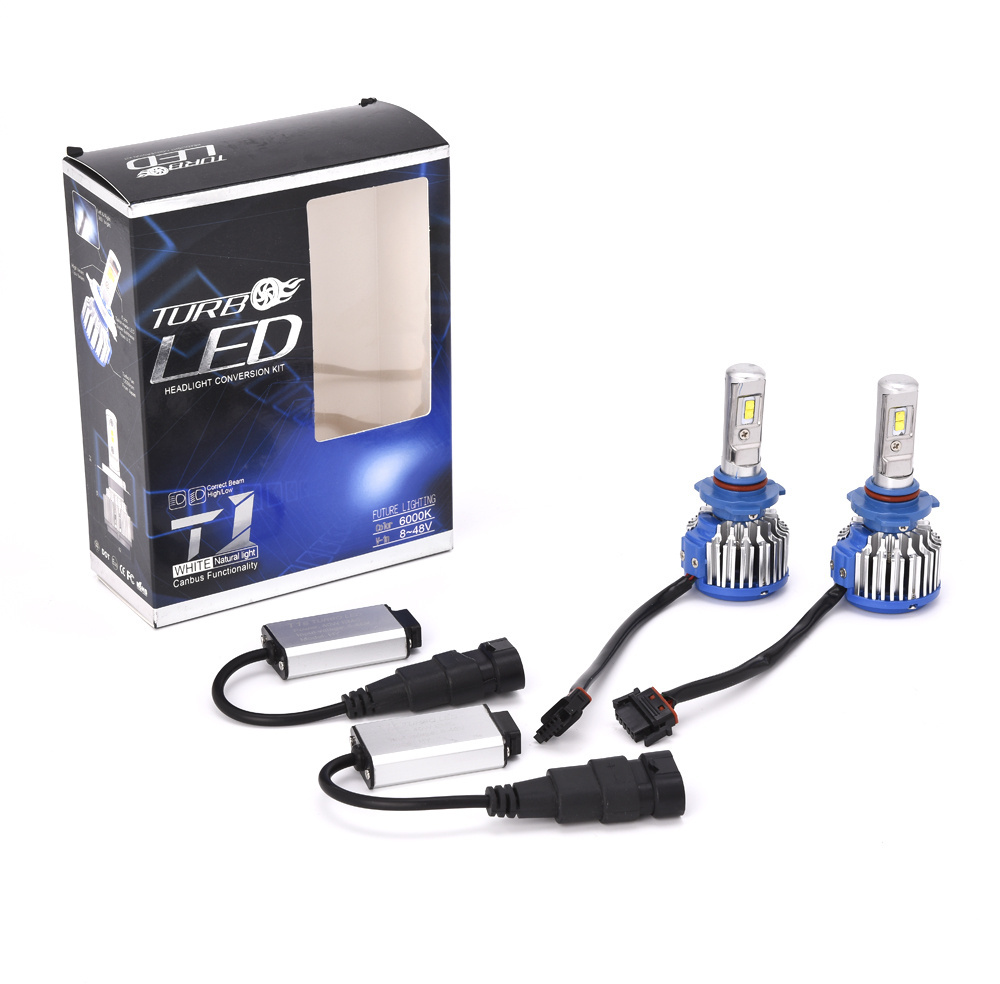 T1 H7 H4 LED Canbus Car Headlight 12V 80W 8000lm Car Headlight Conversion Kit