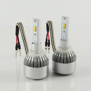 C6F Light Filip chip led headlight bulbs 880 881 H1 H3 H4 H7 H8 H9 H11 H10 H13 H16 9005 9006 9007 36 W 3800 lm